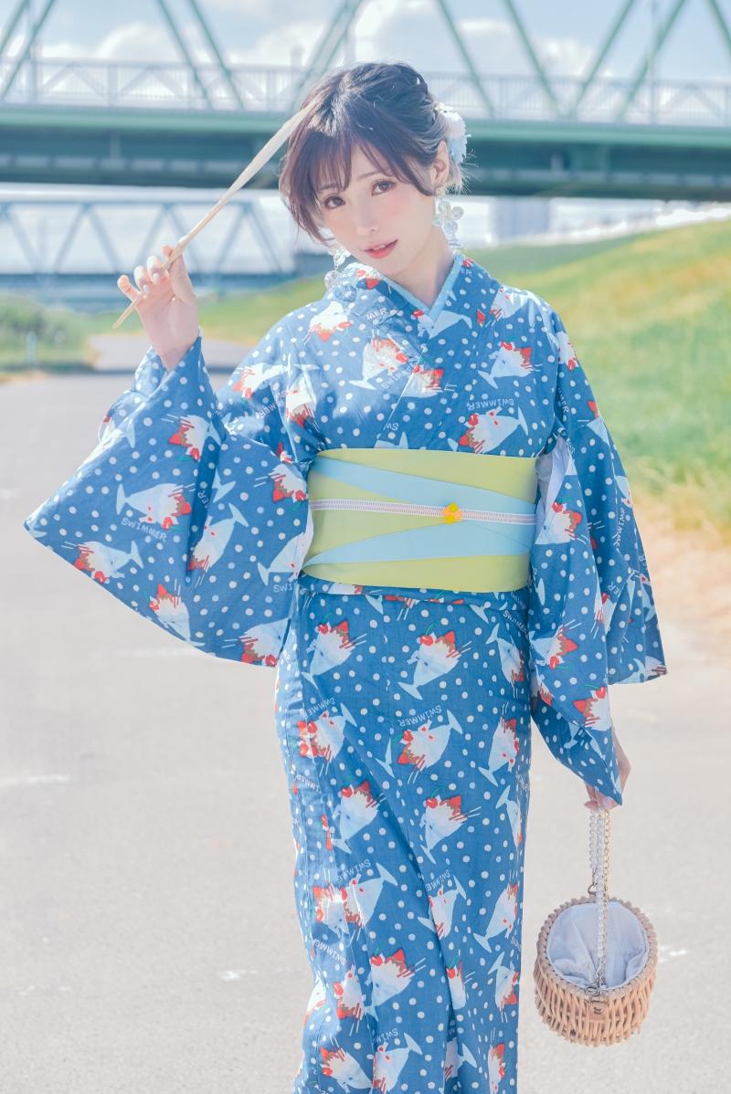 ElyEE子 2023.august A-聖代浴衣 Sundae Yukata [28P-129MB]图片作品欣赏