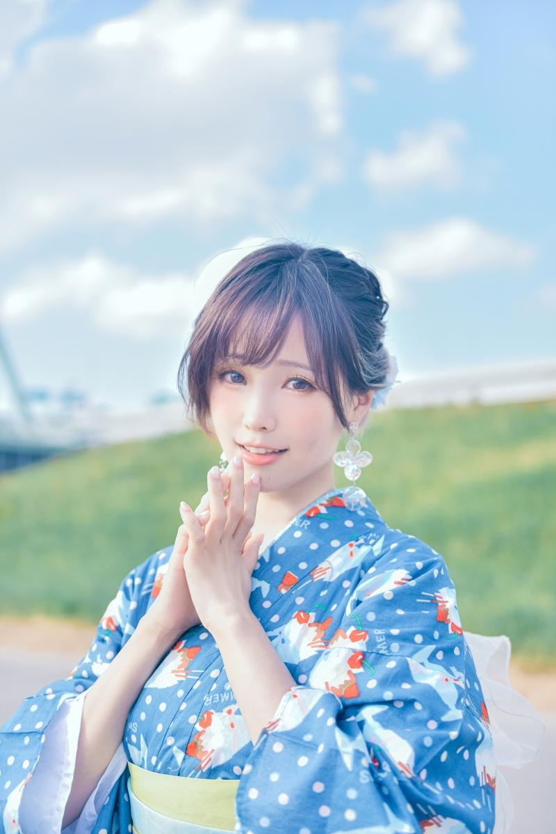 ElyEE子 2023.august A-聖代浴衣 Sundae Yukata [28P-129MB]图片作品欣赏